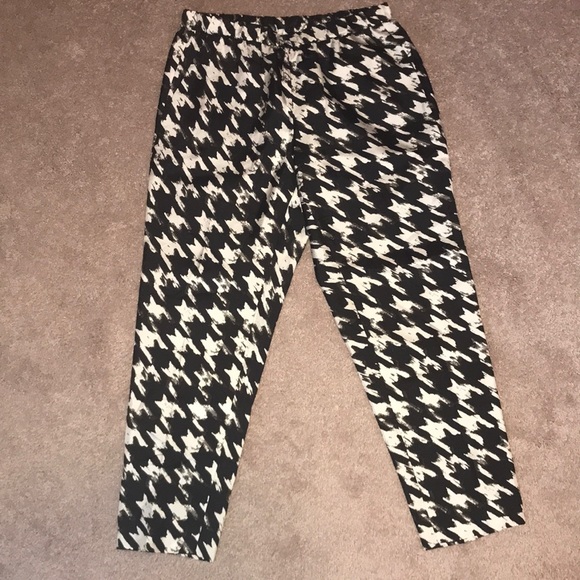 J. Crew Silk Pull on Pant In Wolfstooth, size 4 - Picture 4 of 7
